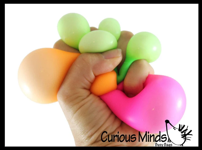 Single Medium Soft Doh Filled 1.75" Stress Ball - Squishy Gooey Squish