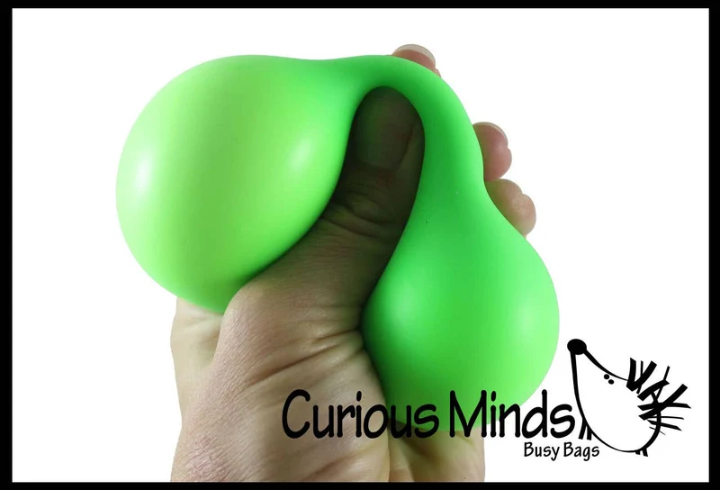 Single large Stretchy Squishy Squeeze Stress Ball - Sensory, Fidget Toy
