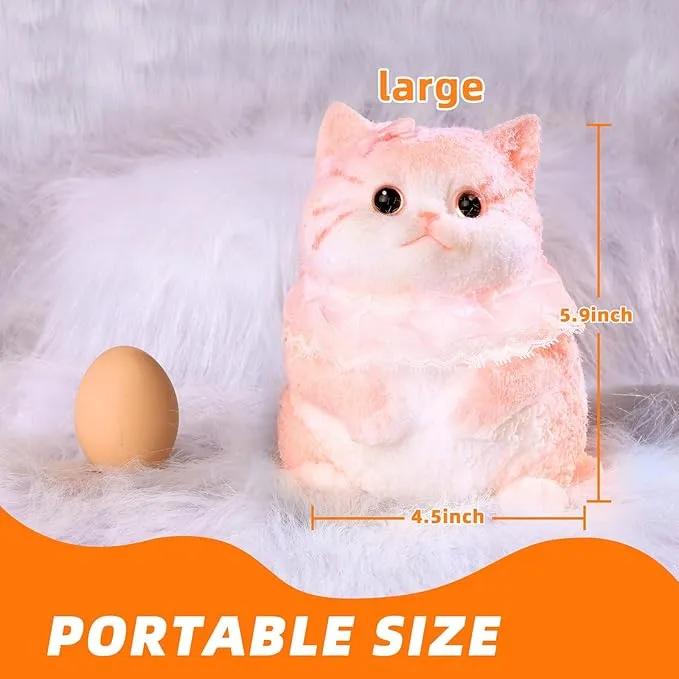 Mega Squishy Cool Kitty Pink and White Cat Stress Toy