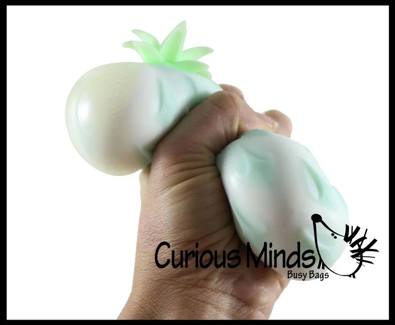 Single Cute Pineapple Soft Fluff- Filled Squeeze Stress Balls -