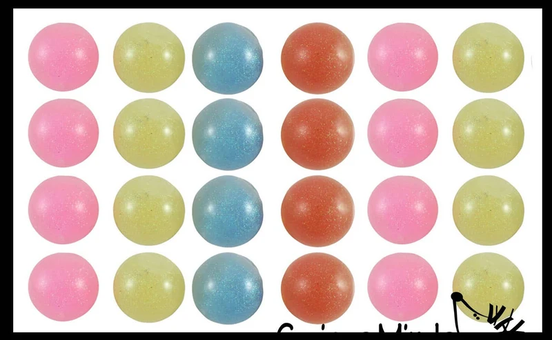 Single Small 1.5" Glitter Stress Ball