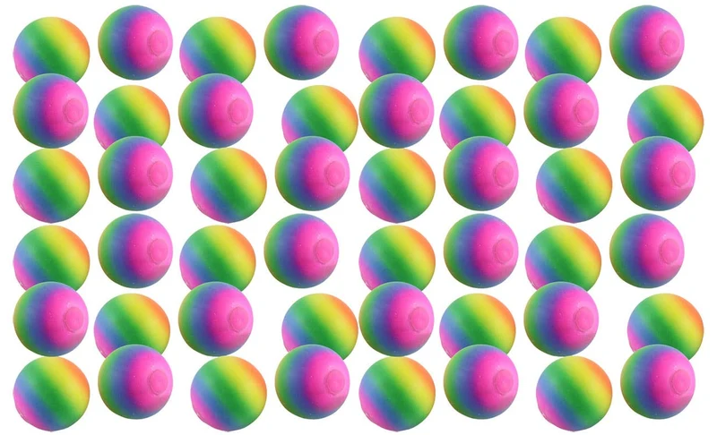 Single 1.75" Rainbow Doh Filled Stress Ball - Glob Balls Squishy OT