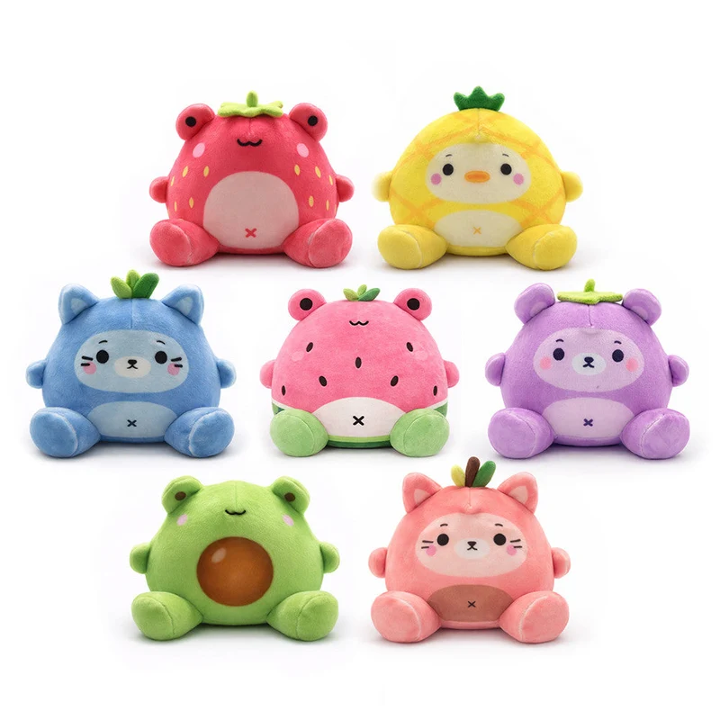 Top Trenz Super Duper Sugar Squisher Plush Fruit Frenzy Edition