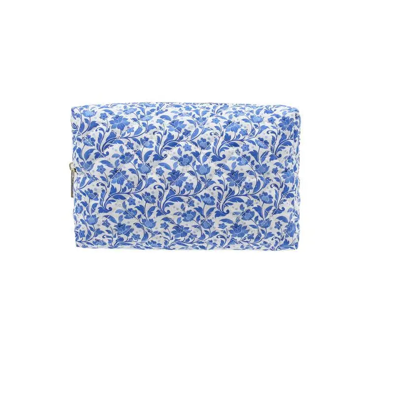 Karma Collection Cosmetic Bag Blue Floral