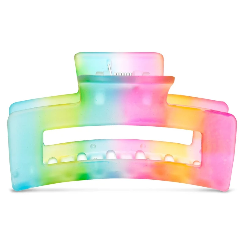Iscream Rainbow Hair Clip Set 3 Pack in Pouch