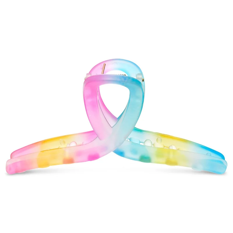 Iscream Rainbow Hair Clip Set 3 Pack in Pouch