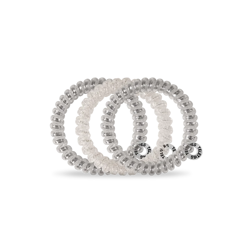 Spiral Hair Coils | Small | Silver Slay Hair Ties
