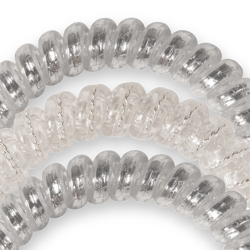 Spiral Hair Coils | Small | Silver Slay Hair Ties