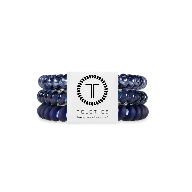 Spiral Hair Coils | Small | Nightfall Navy Hair Ties