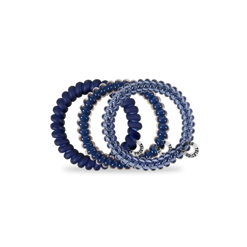 Spiral Hair Coils | Small | Nightfall Navy Hair Ties