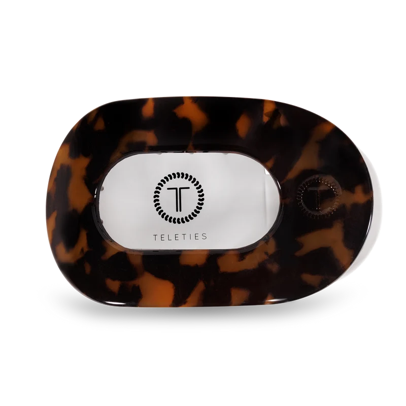 Round Flat Hair Clip | Large | Tortoise