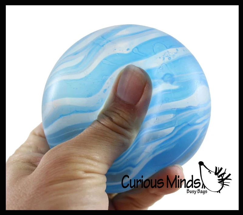 Single Marble Sugar Ball - Thick Glue/Gel Stretch Ball - Squishy