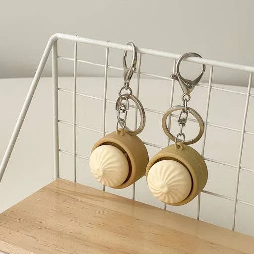 Original Dumpling Clicker Keyring – Mini Stress Relief Figet