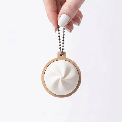 Original Dumpling Clicker Keyring – Mini Stress Relief Figet