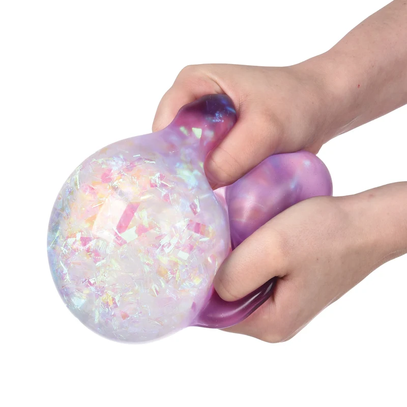 U.S. Toy Company Strips Squeeze Ball 5in Assorted Colors Single