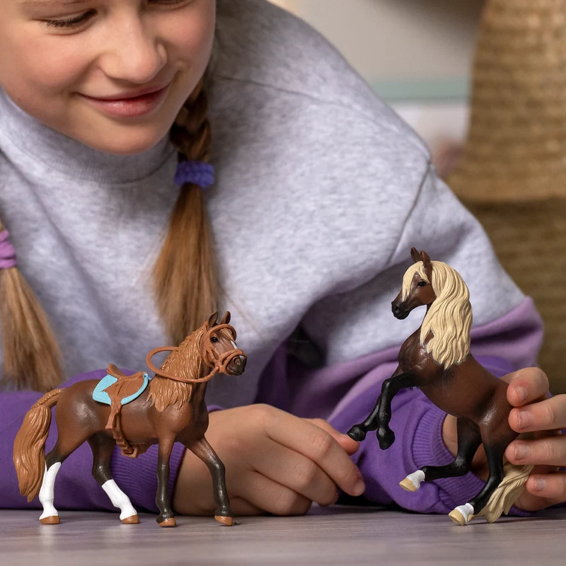 Schleich Horse Club Peruvian Paso Stallion Figurine Hand Painted Toy