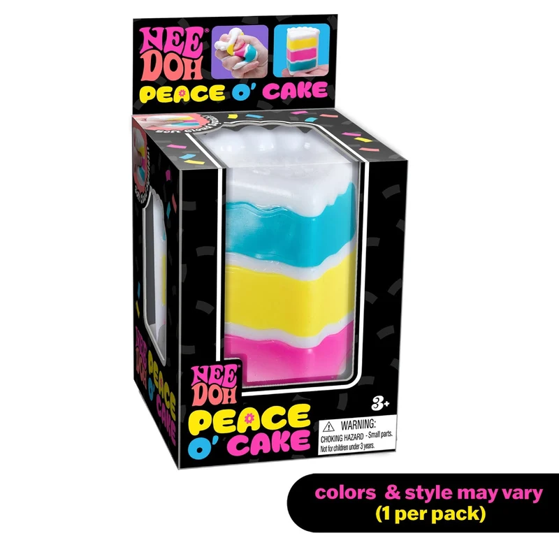 NeeDoh Piece of Cake Peace O Cake