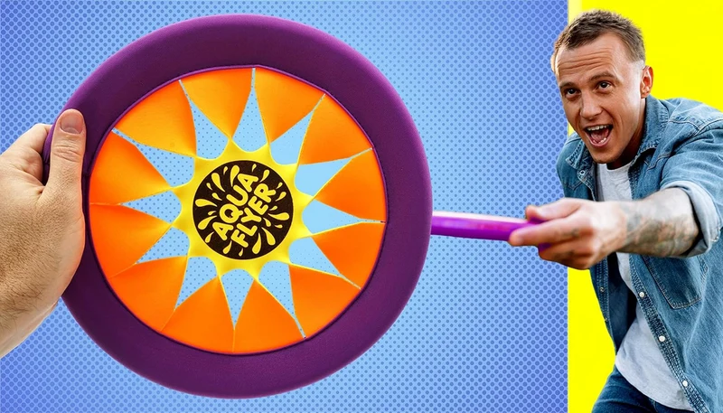 JA-RU 12-Inch Soft Flying Disc Rings for Kids Pool Games