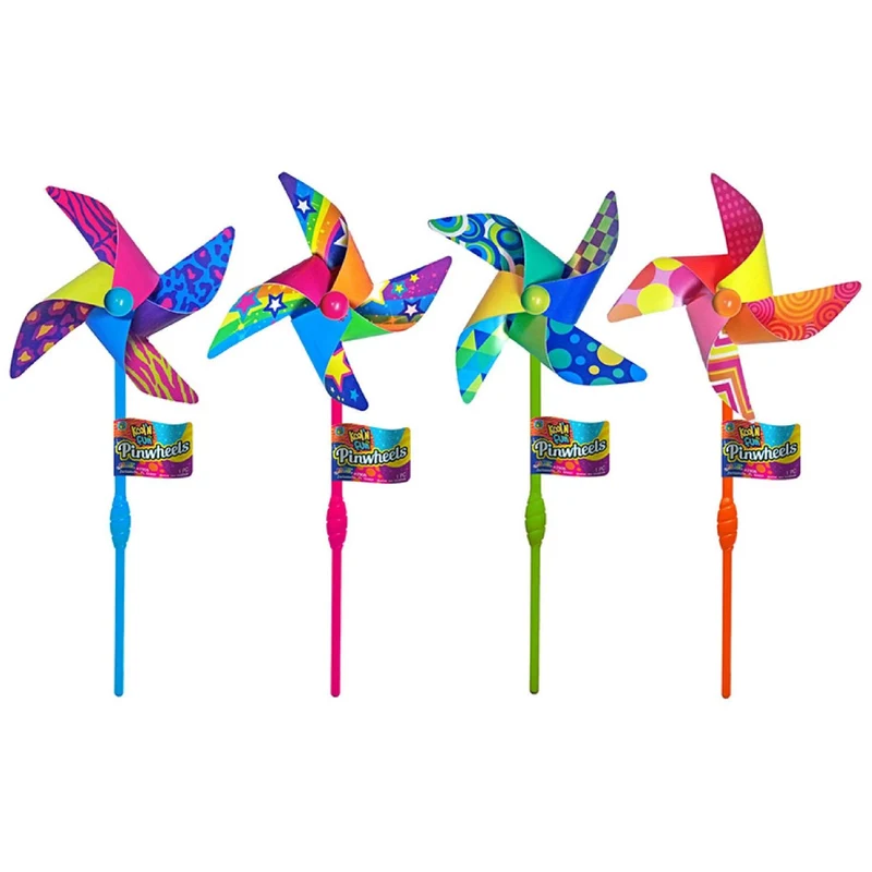 Ja-Ru Kool'N Fun Colorful Plastic Spinning Pinwheel Toy 1 Piece
