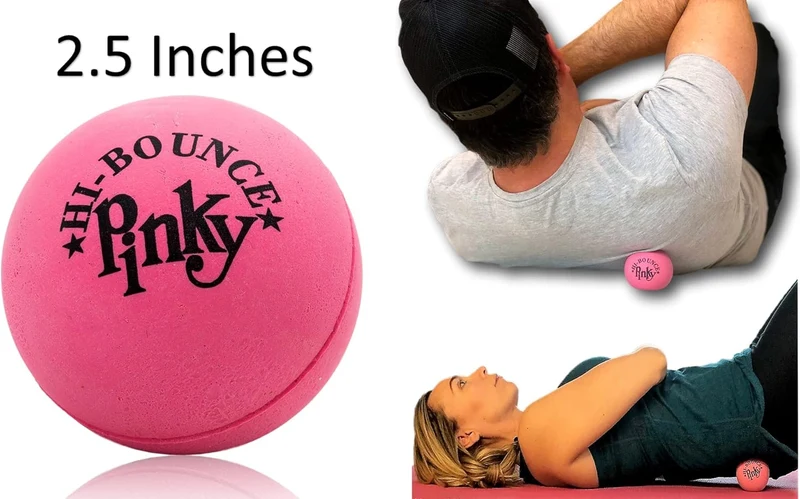 JA-RU Hi-Bounce Pinky Ball for Kids, Adults, and Therapy