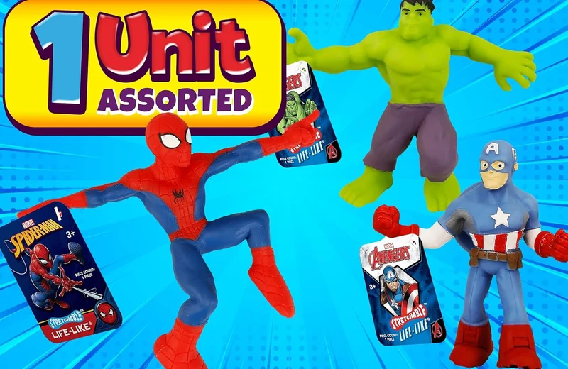 Marvel Avengers Stretchy Action Figure - Randomly Selected Hero Toy