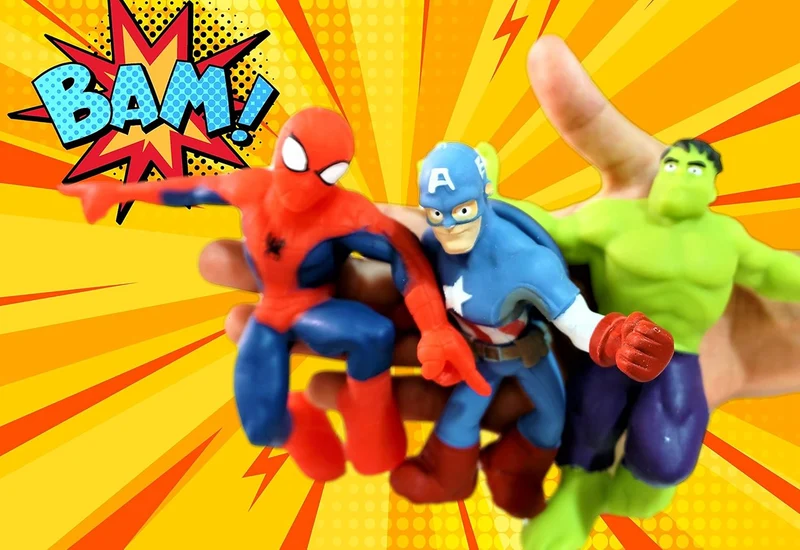 Marvel Avengers Stretchy Action Figure - Randomly Selected Hero Toy