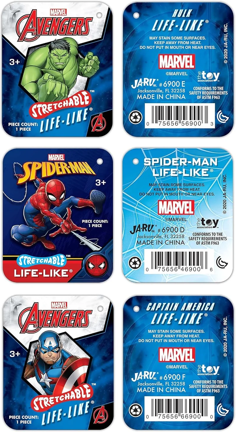 Marvel Avengers Stretchy Action Figure - Randomly Selected Hero Toy