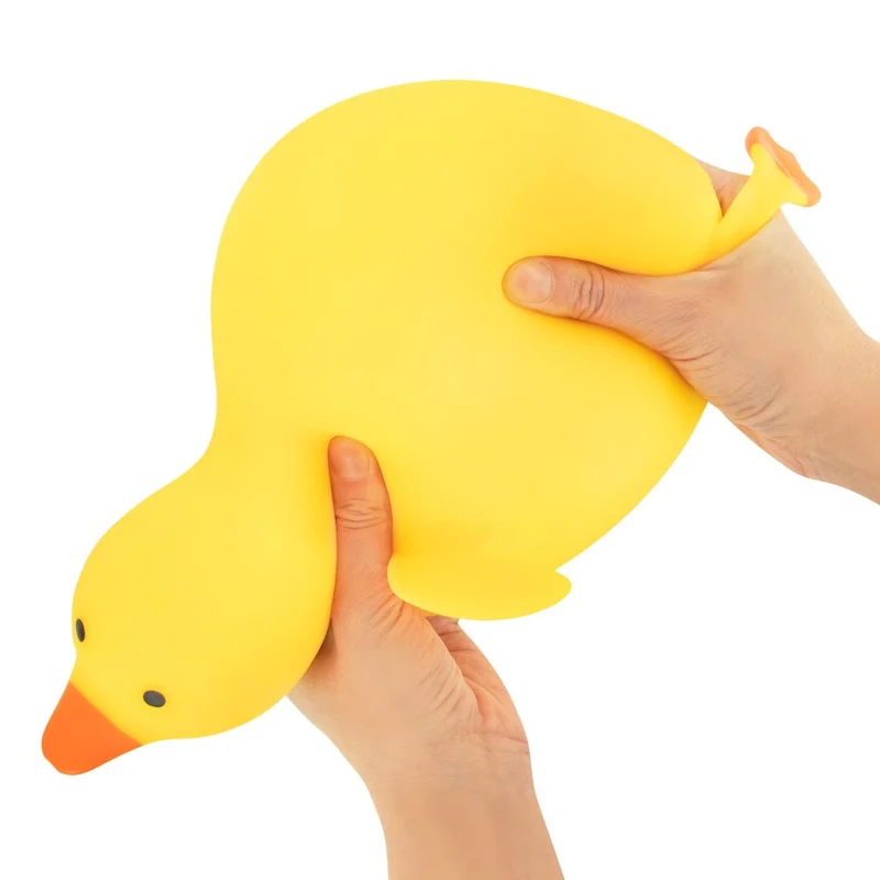 Jumbo Slow Rising Duck Squishy Sensory Stress Relief Toy Laying Down