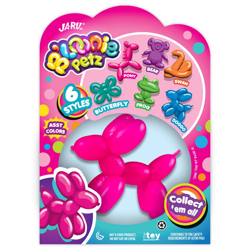 Ja-Ru Bloonie Petz Balloon Animal Style Squishy Novelty Toy