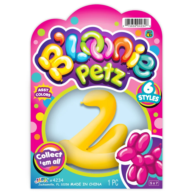 Ja-Ru Bloonie Petz Balloon Animal Style Squishy Novelty Toy
