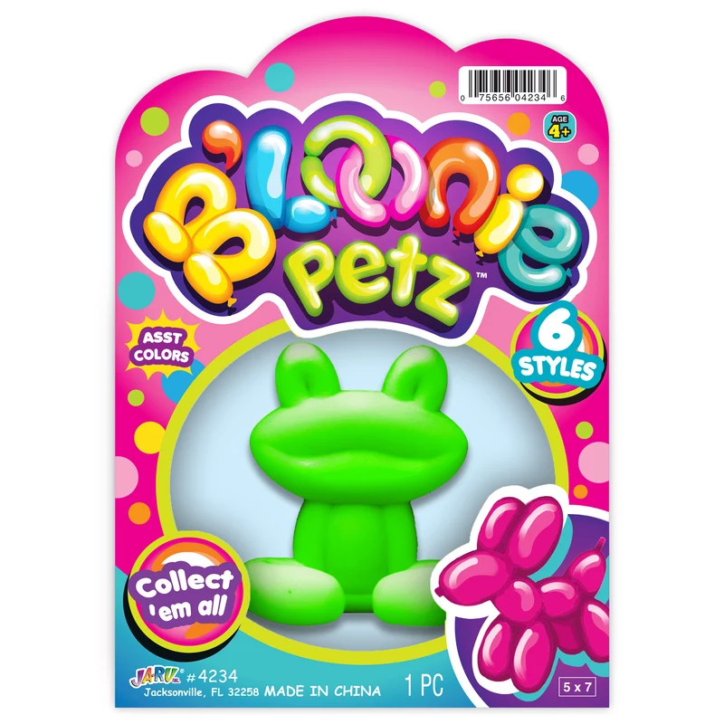 Ja-Ru Bloonie Petz Balloon Animal Style Squishy Novelty Toy