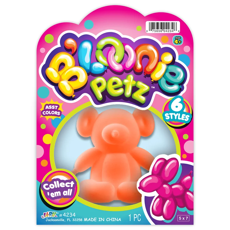 Ja-Ru Bloonie Petz Balloon Animal Style Squishy Novelty Toy