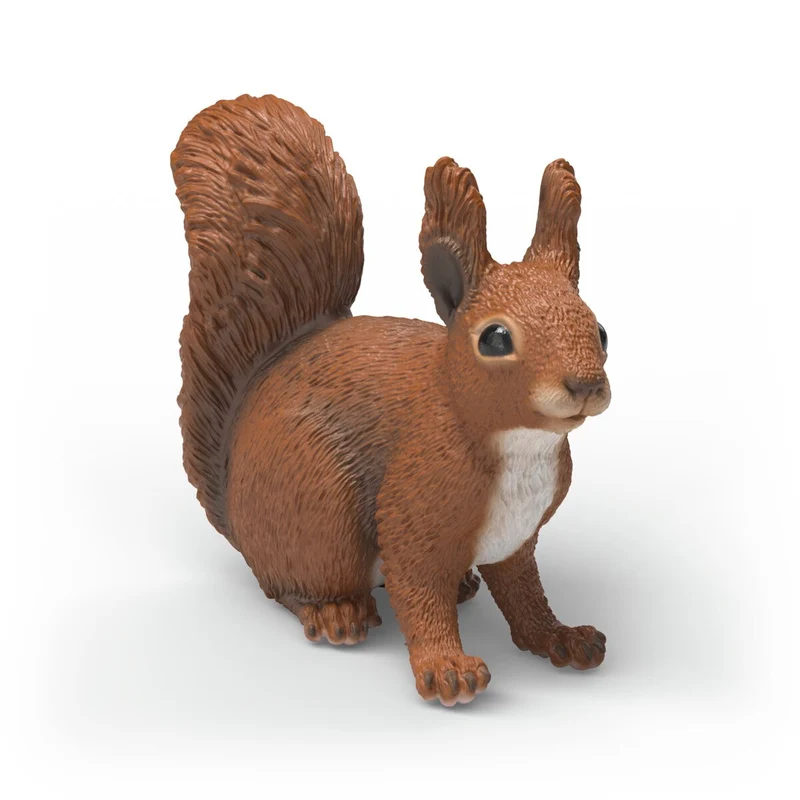 Schleich Wild Life Squirrel Figurine Realistic Animal Toy