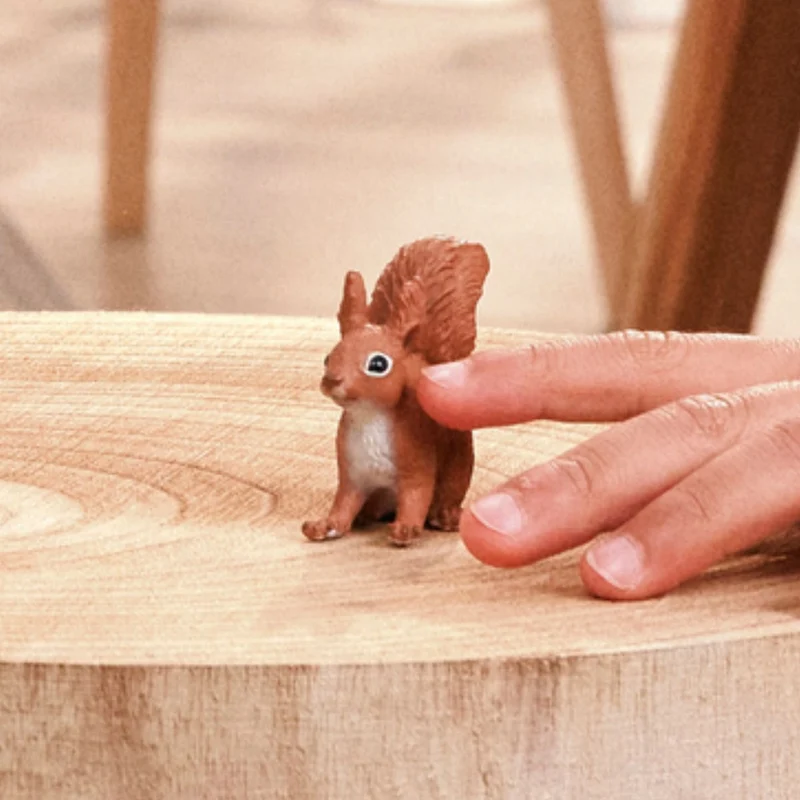 Schleich Wild Life Squirrel Figurine Realistic Animal Toy