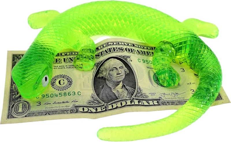JA-RU Giant Sticky Reptile Stretchy Fidget Toy for Kids