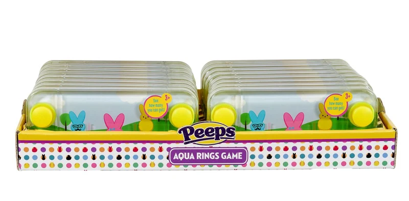 PEEPS Aqua Rings Handheld Water Game for Nostalgic Fun