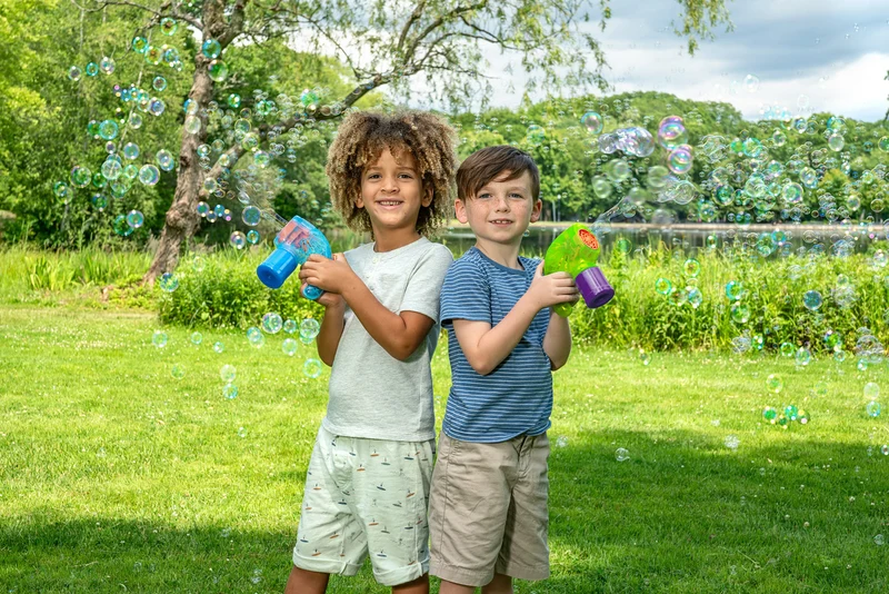Fubbles Light-Up Supreme Bubble Blaster Outdoor Toy for Kids
