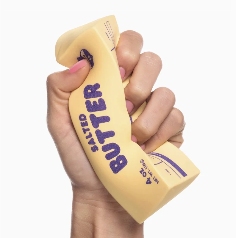 Butter Squishy Toy by Kawaii Slime Company - Super Soft Sensory
