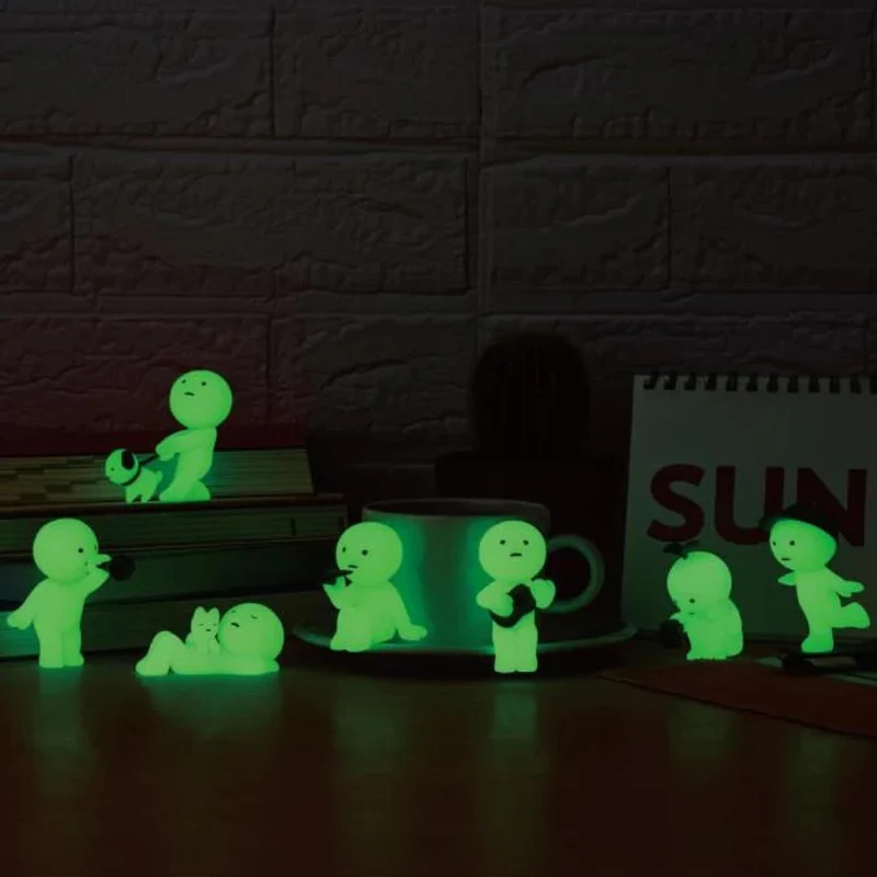 Smiski Sunday Series Glow in Dark Collectible Blind Box Figure