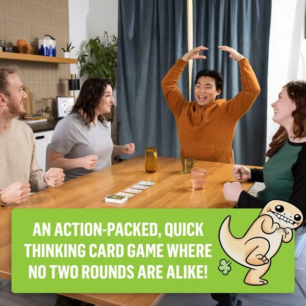 Exploding Kittens Coyote Card Game: Social Skills Development, 10-Minute Playtime, 3+ Players, Full Game