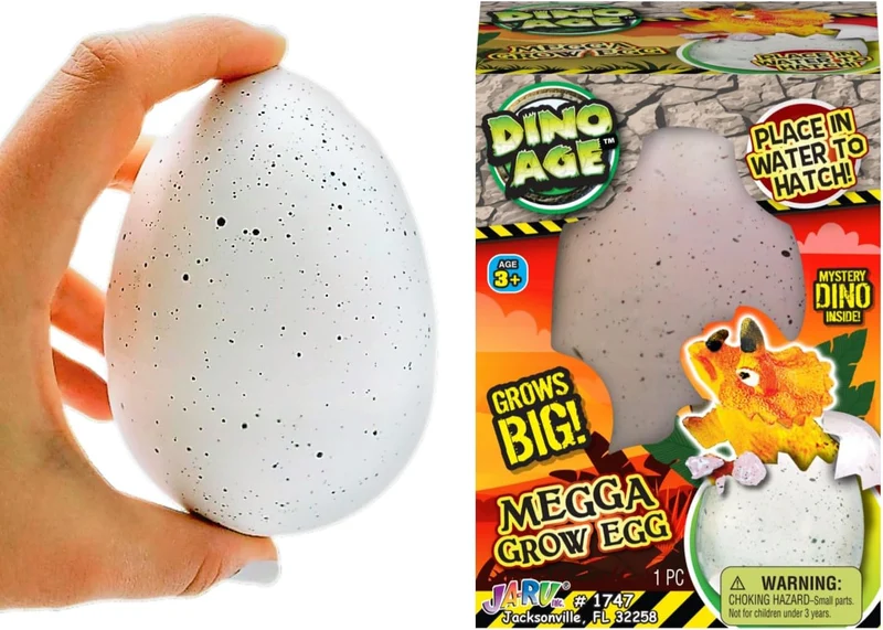 JA-RU Giant Hatching Dinosaur Egg Growing Toy for Kids