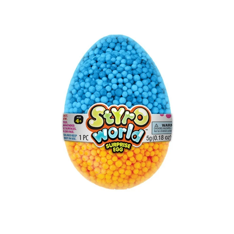 Styro World Egg English Edition Soft Crunchy Shaping Toy For Kids