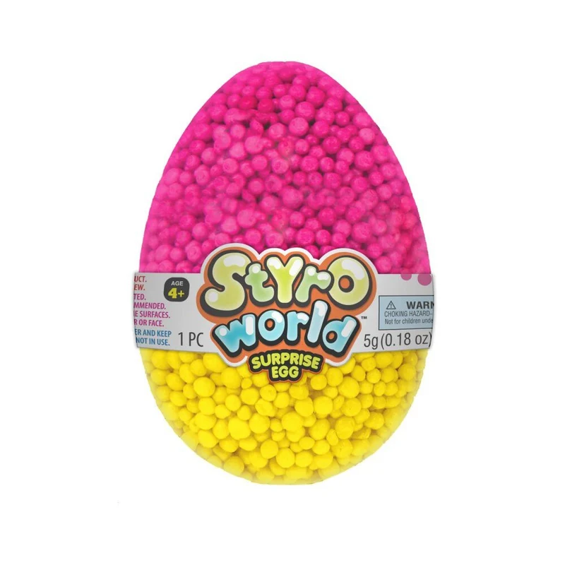 Styro World Egg English Edition Soft Crunchy Shaping Toy For Kids