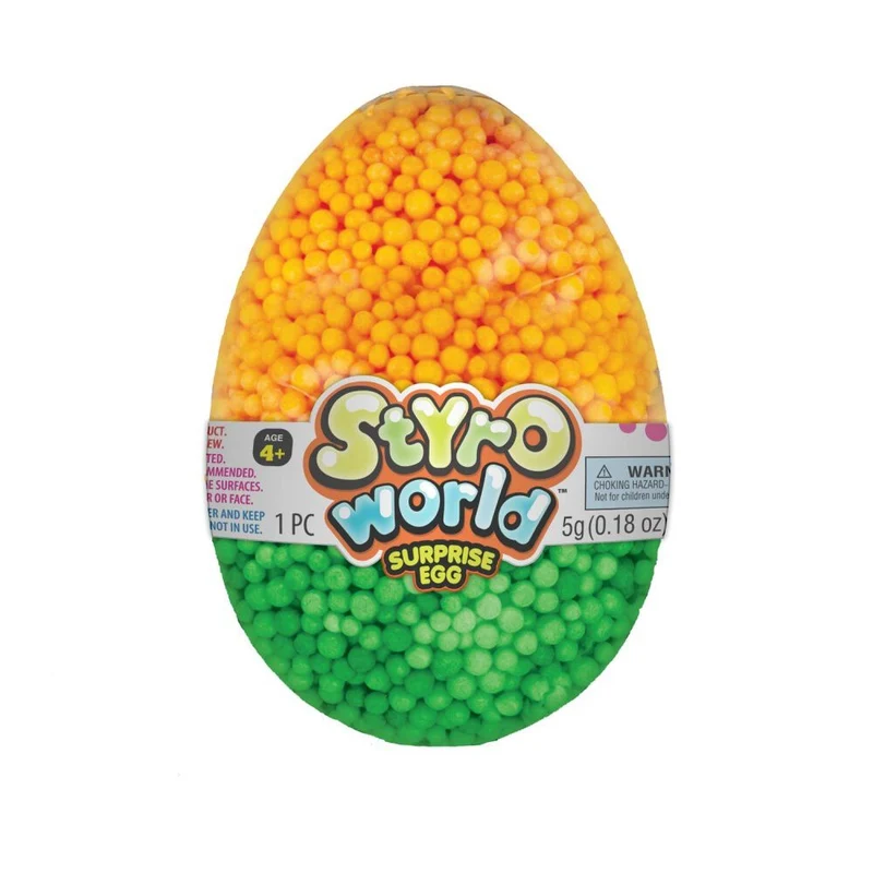 Styro World Egg English Edition Soft Crunchy Shaping Toy For Kids