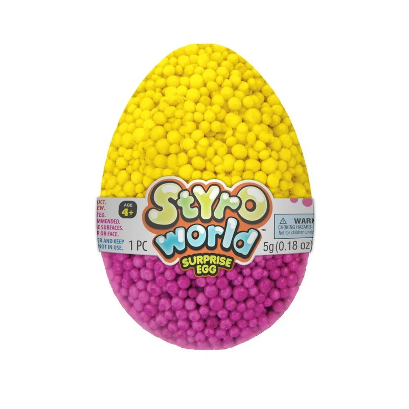Styro World Egg English Edition Soft Crunchy Shaping Toy For Kids