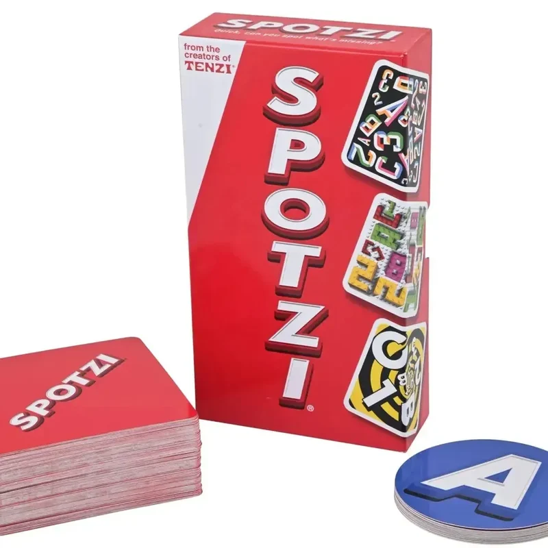 Spotzi Fast-Paced Card Game for Quick Thinking and Family Fun