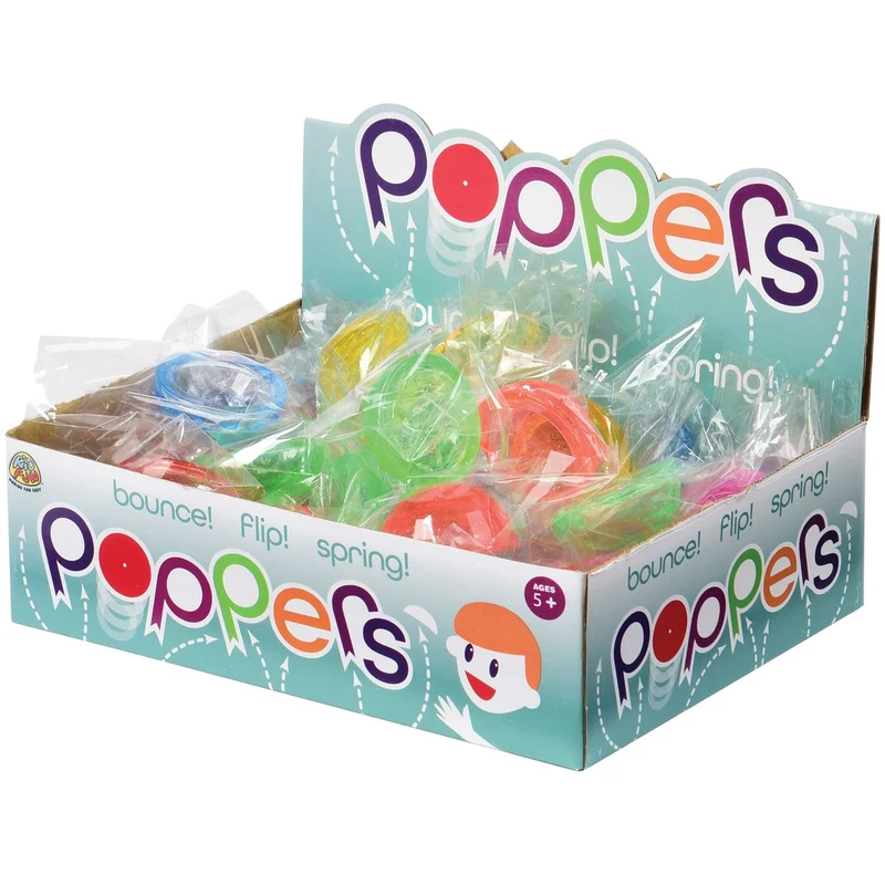 Transparent Glitter Poppers