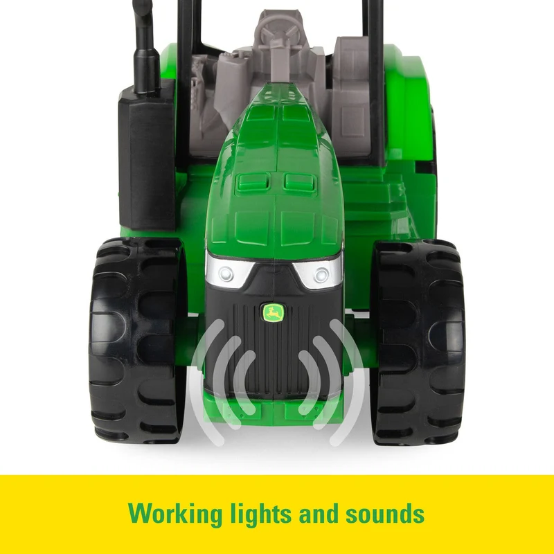 John Deere 12-Inch Lights and Sounds Kids Tractor Toy