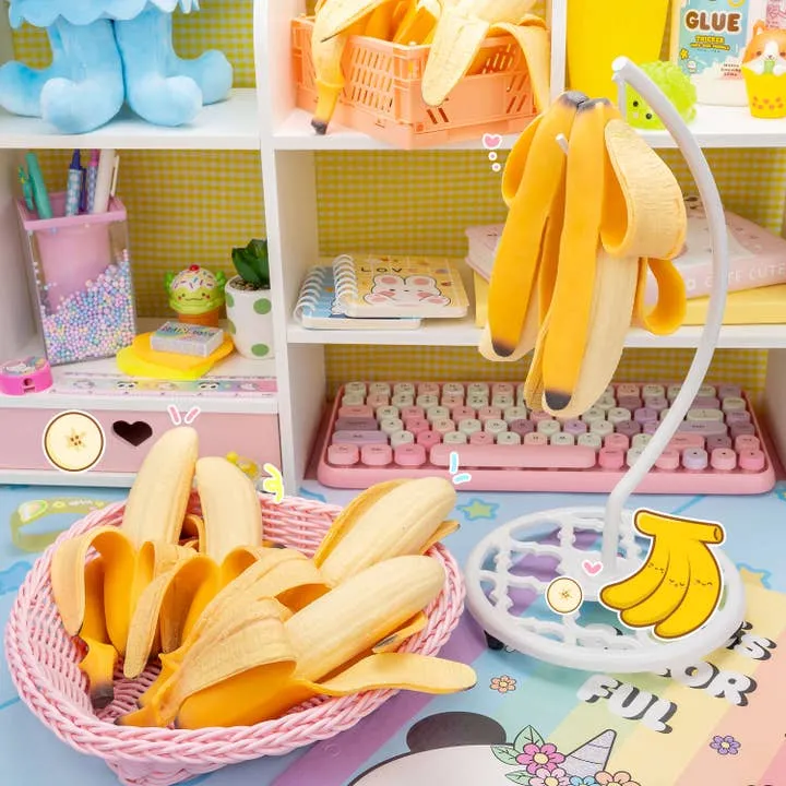 Realistic Peeling Banana Sensory Fidget Toy