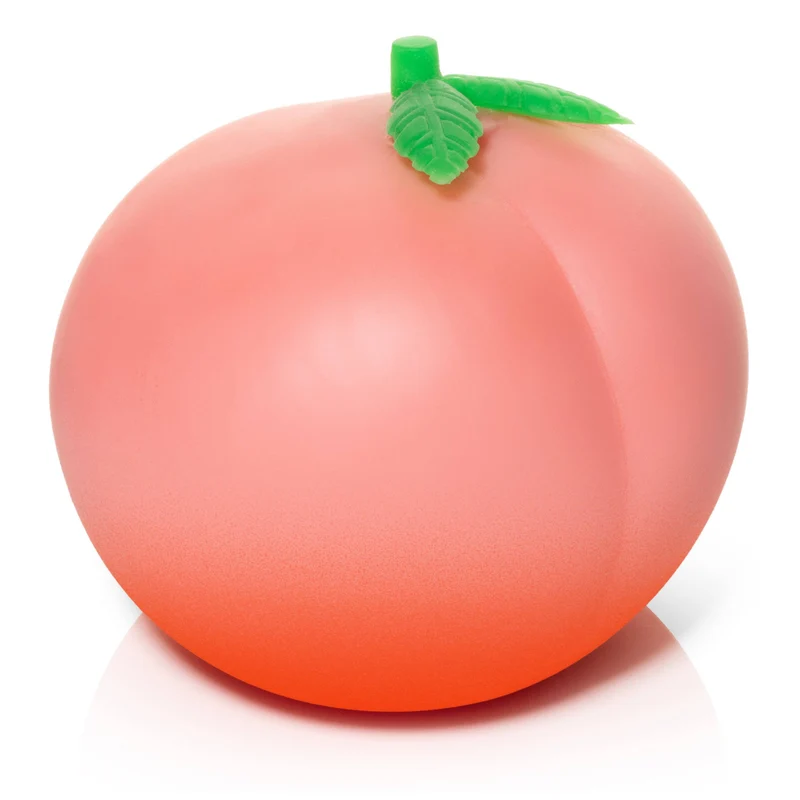 Just Peachy! Cute Japanese-Style Soft Peach Sensory Stress Toy Pink
